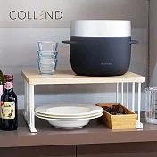 【日本COLLEND】HAK 實木鋼製廚房桌面分層置物架-DIY