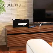 【日本COLLEND】多功能鋼製雙抽兩用面紙盒- 摩登黑