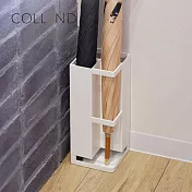 【日本COLLEND】鋼製4格方形傘架- 極簡白