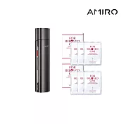AMIRO x 寵愛之名 時光機美容儀 PRO -黑 + 亮白淨化光之鑰面膜 3片/盒-2盒組