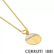 【Cerruti 1881】限量2折 義大利經典FRAGANCIA項鍊 全新專櫃展示品(CN0202 金色)