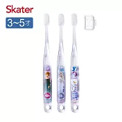 日本 Skater 兒童牙刷(3-5歲)3入組- 冰雪奇緣Bubble