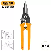 日本鳥部製作所Birmy萬用鐵絲電線園藝剪鉗NGT-205(弧形R刃+刀背厚3.5mm,省力;安全鎖;硬度HRC60以上)