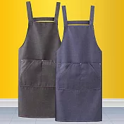 H肩帶牛仔四口圍裙-80*70cm-4件