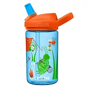 【美國 CamelBak】全新系列/原廠正貨400ml eddy+ kids兒童吸管運動水瓶RENEW- 露營蟲蟲