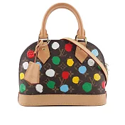 LV x YK Monogram Alma BB 立體點點手提/斜背包_展示品 M46431 (棕色)