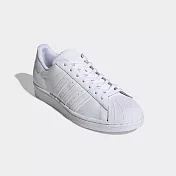 ADIDAS SUPERSTAR 男女休閒鞋-白-EG4960 UK4 白色