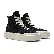 CONVERSE CTAS CRUISE HI 高筒 休閒鞋 帆布鞋 厚底鞋 輕量鞋 解構鞋 UU鞋 男鞋 女鞋-黑-A04689C US6 黑色