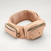 Tushbaby精品腰凳包：純素皮革 裸色