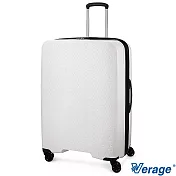 【Verage 維麗杰】 29吋鑽石風潮系列旅行箱/行李箱(白) 29吋 白色