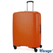 【Verage 維麗杰】 29吋鑽石風潮系列旅行箱/行李箱(橘) 29吋 橘色
