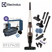 Electrolux 瑞典 伊萊克斯 極適家居700直立濕拖吸塵器(靜謐棕) EFS71435