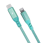 MFI認證 PD快充線 Type-C to Lightning (48W) 綠