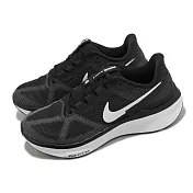 Nike 慢跑鞋 Wmns Air Zoom Structure 25 女鞋 黑 白 氣墊 支撐 穩定 緩震 DJ7884-001 24cm BLACK/WHITE