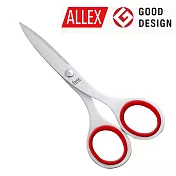 【ALLEX林刃物】事務用短刃剪刀135mm -紅