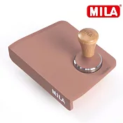 MILA 櫸木色彩矽膠填壓器58mm(五種顏色)-附MILA 防塵矽膠填壓墊 咖啡