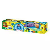 荷蘭SES 幼兒手指畫彩繪顏料組-柔和顏料組4色x110ml-14441