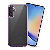 VOORCA for Samsung Galaxy A34 5G 防護防指紋軍規保護殼 紫色