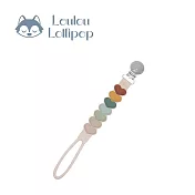 Loulou Lollipop 多功能奶嘴鍊夾  造型款-莫蘭迪小愛心