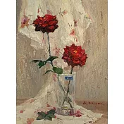 【玲廊滿藝】劉美伶-紅玫瑰31.5x41cm