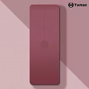 【Tumaz月熊健身】5mm  PU+NR天然橡膠瑜珈墊 超止滑 胭脂紅