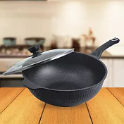 韓國石墨烯IH不沾炒鍋-32cm(附蓋)