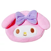 三麗鷗 美樂蒂 證件套零錢包 臉型包 票卡夾 識別證 卡套 My Melody 紫色