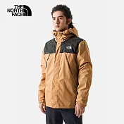 The North Face M ANTORA TRICLIMATE - AP 男防水透氣寬鬆連帽三合一外套-卡其-NF0A7W7TKOM 3XL 卡其