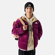 The North Face M 92 REVERSIBLE NUPTSE JACKET 男羽絨外套-玫紅-NF0A831ILI6 L 紅色