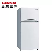 SANLUX臺灣三洋129公升變頻雙門冰箱SR-C130BV1