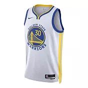 NIKE SWGMN球衣 勇士隊 Stephen Curry 男藍球背心-白-DN2077100 2XL 白色