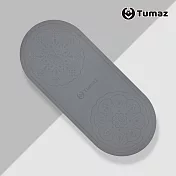 【Tumaz月熊健身】8mm加厚TPE有氧跳繩墊-橢圓形 質感灰