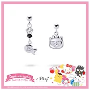 STORY 故事銀飾-Small Gift for U系列-Bad Badz-mar 酷企鵝禮物純銀耳環(針式/夾式) 針式