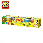 荷蘭SES 繽紛無毒創意黏土4色x90gr-00465