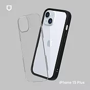 犀牛盾 iPhone 15 Plus (6.7吋) Mod NX 邊框背蓋兩用手機保護殼- 黑