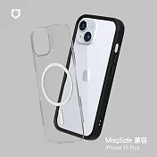 犀牛盾 iPhone 15 Plus (6.7吋) Mod NX(MagSafe兼容) 邊框背蓋兩用手機保護殼 - 黑