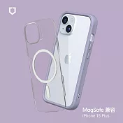 犀牛盾 iPhone 15 Plus (6.7吋) Mod NX(MagSafe兼容) 邊框背蓋兩用手機保護殼 - 薰衣紫