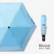 【好傘王】自動傘系_好好握黑膠輕大傘2.0 水藍色