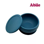 abiie 食光碗-吸盤式矽膠餐碗 蝶豆花藍
