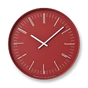 Lemnos Draw Flat 時鐘 紅
