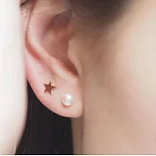 MAISON M So法珍珠耳環 白色(中)