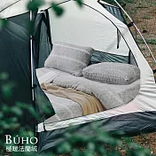 《BUHO》露營專用極柔暖法蘭絨充氣床墊床包-150x200cm(M)不含枕套 《自遊牧光》
