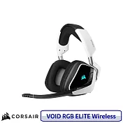 CORSAIR 海盜船 VOID RGB ELITE Wireless 無線電競耳機麥克風 白色