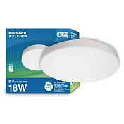 EVERLIGHT億光 LED 18W星平 防水吸頂筒燈 無 白光6500K