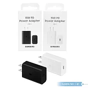 Samsung 台灣正原廠盒裝 15W Type C 快速充電器 EP-T1510 ( for Galaxy M ) 黑色