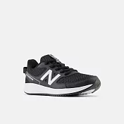 New Balance 中大童休閒鞋-黑白-YT570BW3-W 17 黑色