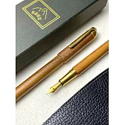 3952老山羊-噍吧哖 胡桃木全木款 原銅 鍍金鋼尖鋼筆