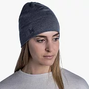 【BUFF西班牙】保暖-250gsm美麗諾羊毛帽- 薄霧灰