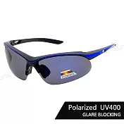 【SUNS】絢彩水銀運動偏光太陽眼鏡 男女適用 偏光墨鏡 防眩光 抗UV400 S136 藍框藍水銀