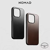 美國NOMAD 精選Horween皮革保護殼-iPhone 15 Pro (6.1＂)黑